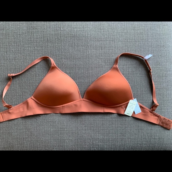 Aerie Real Me Wireless Bra in Terracotta color - Picture 1 of 4